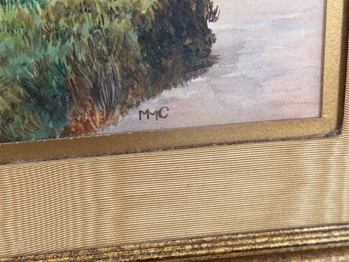 LANDSCAPE, WATERCOLOR PAINTING
