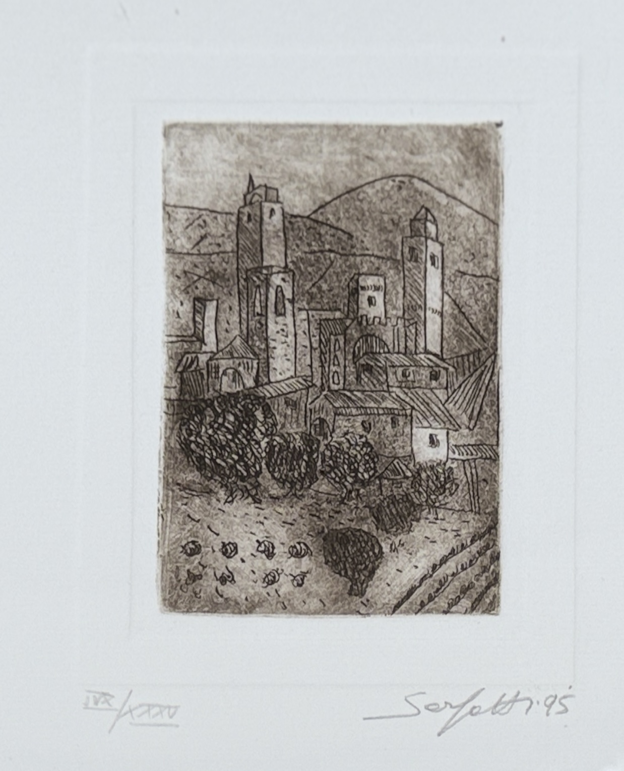 INTAGLIO ETCHING ON PAPER