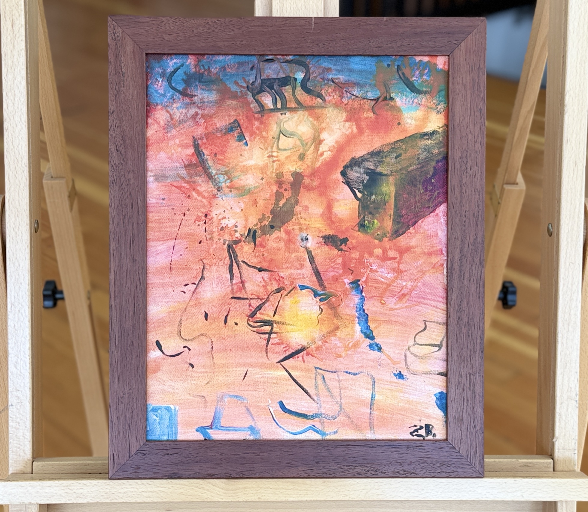 ABSTRACT ON CANVAS, #3