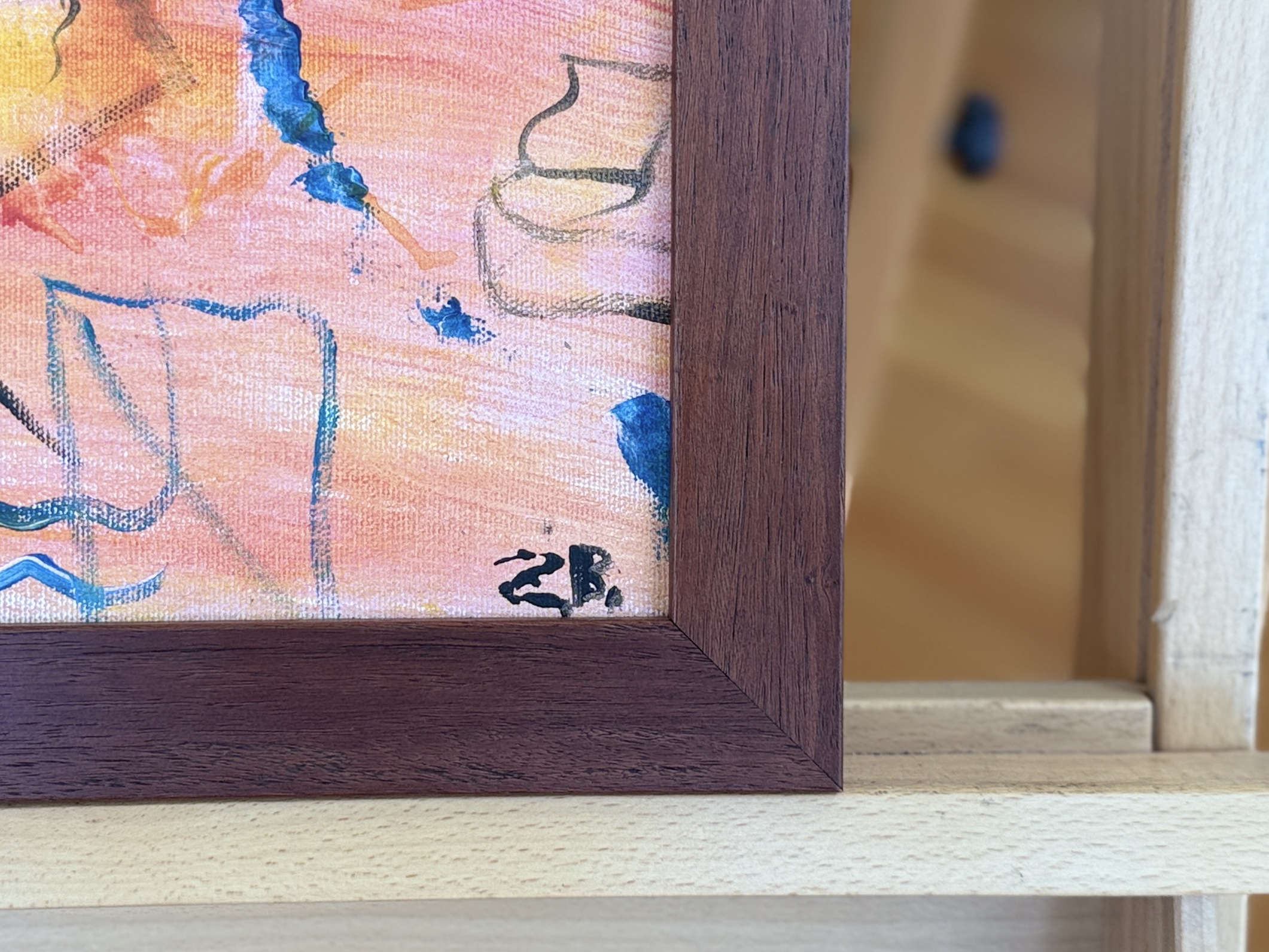 ABSTRACT ON CANVAS, #3