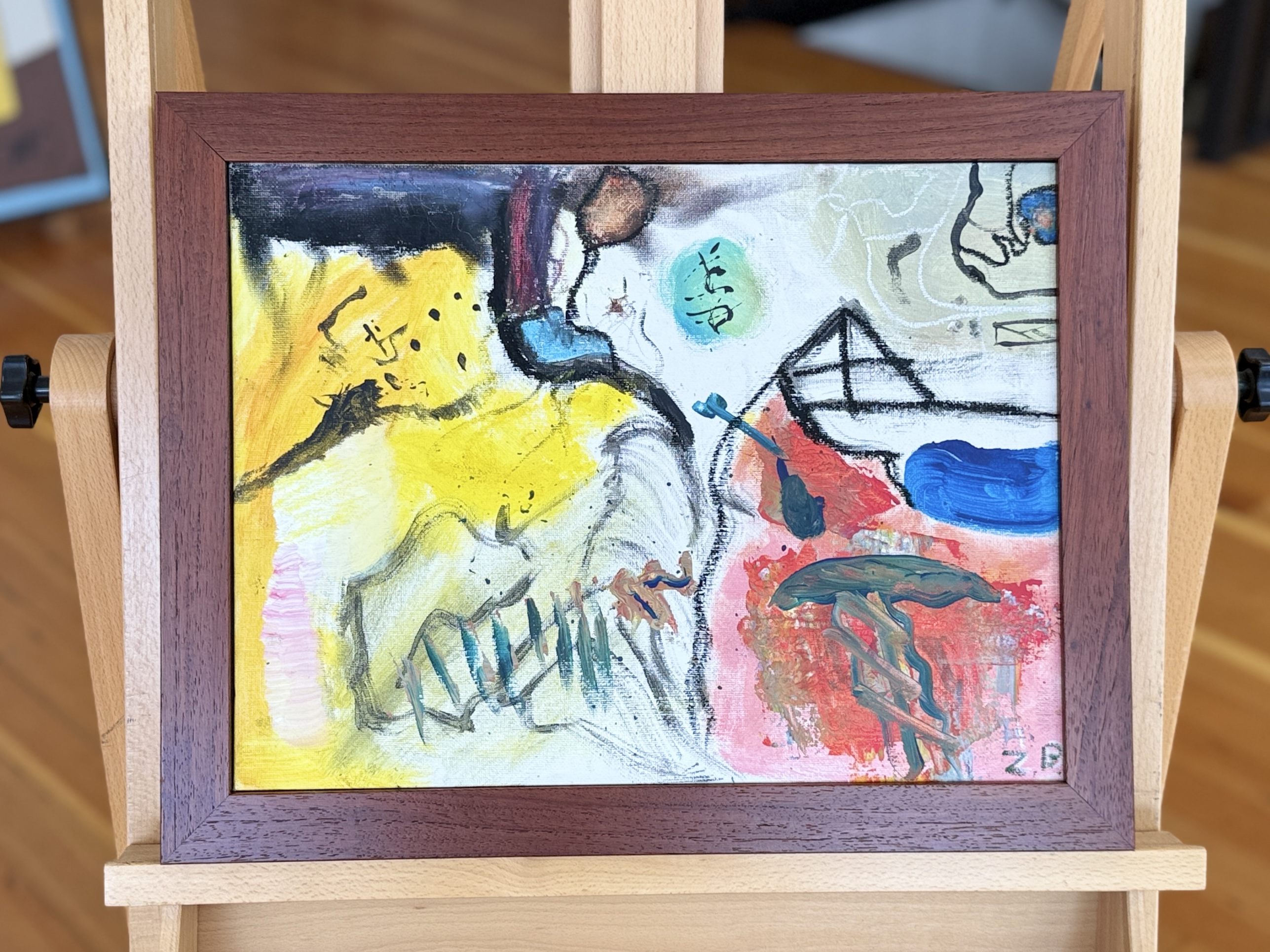 ABSTRACT ON CANVAS, #2