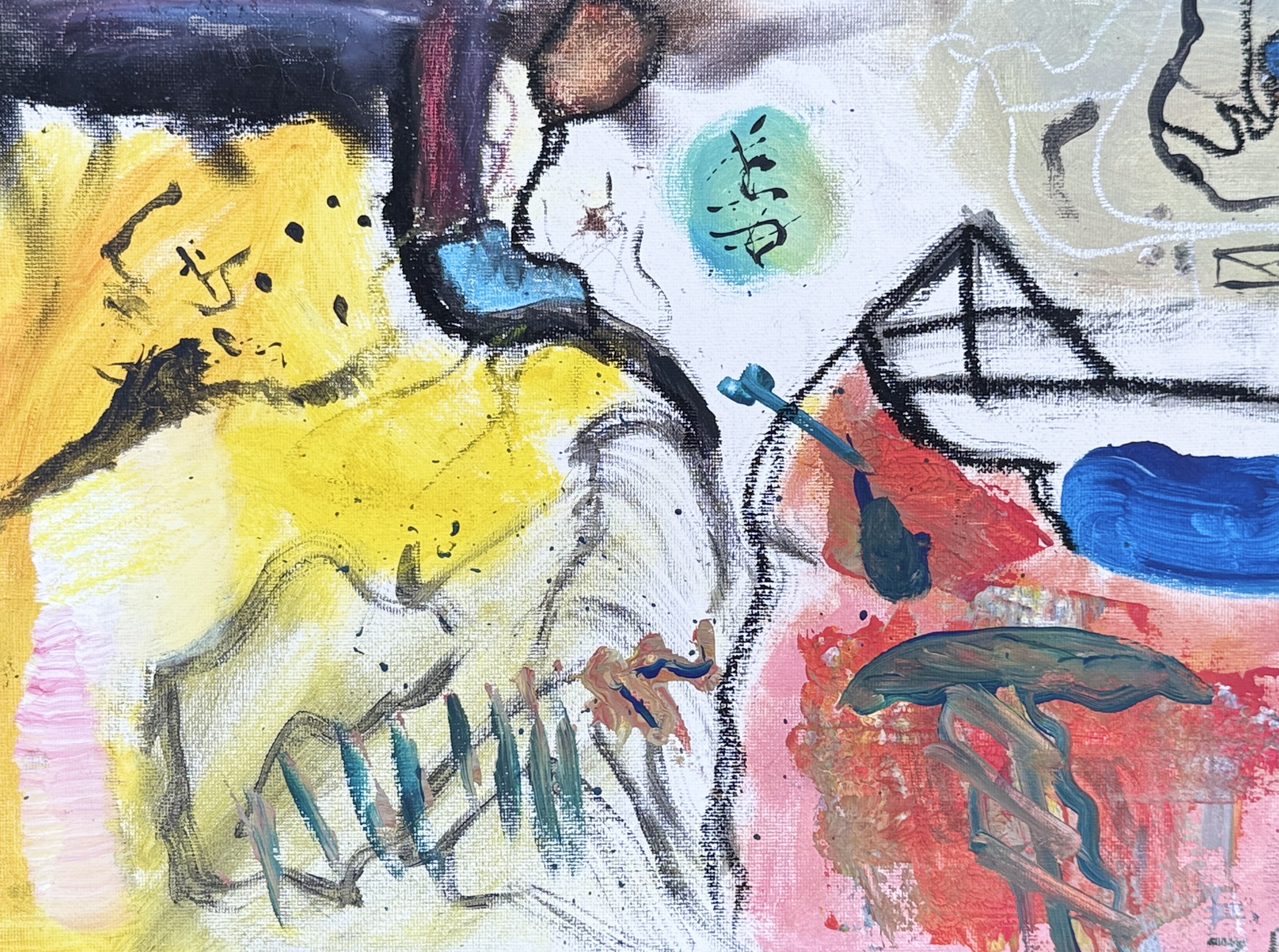 ABSTRACT ON CANVAS, #2