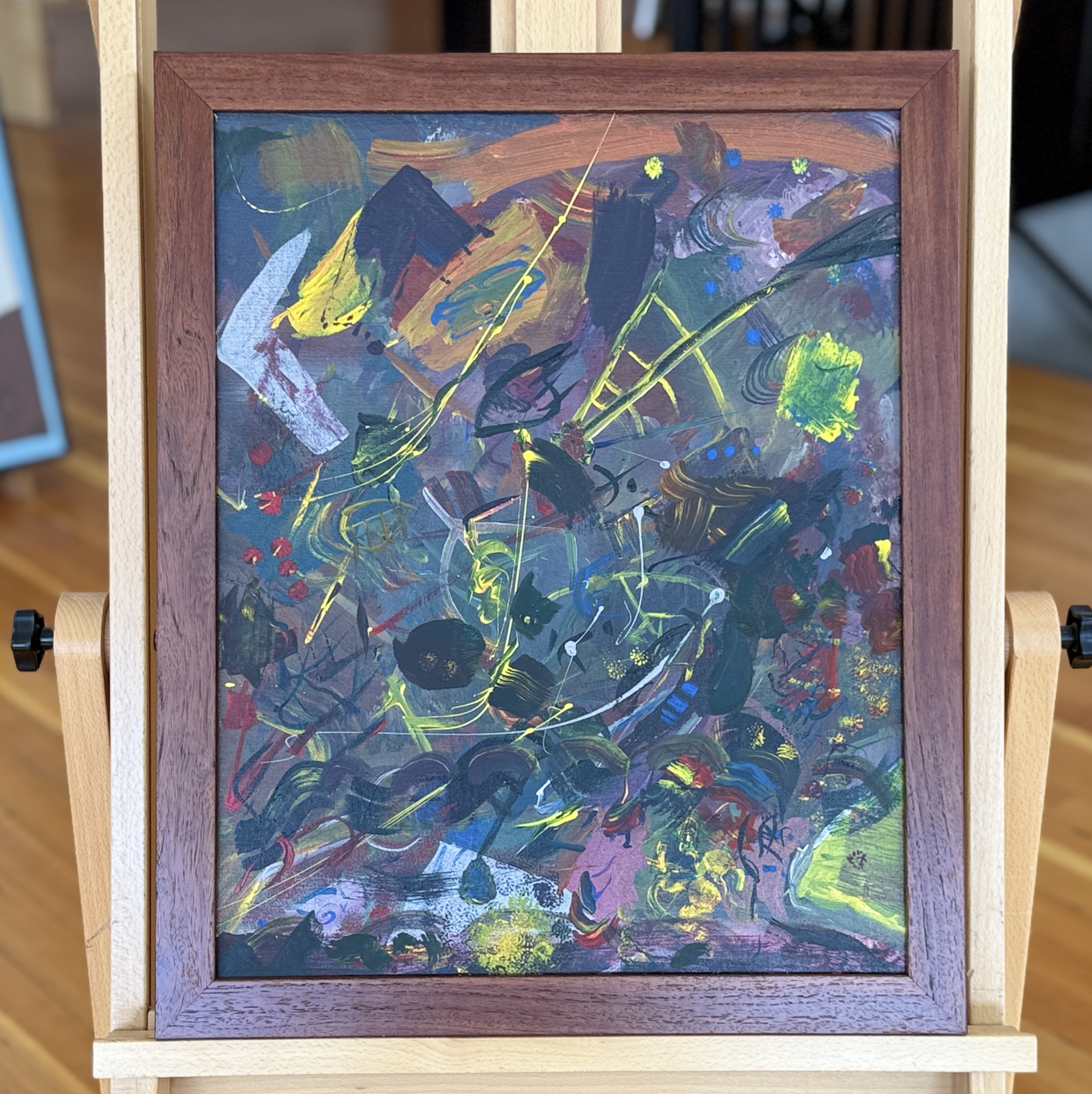 ABSTRACT ON CANVAS, #1
