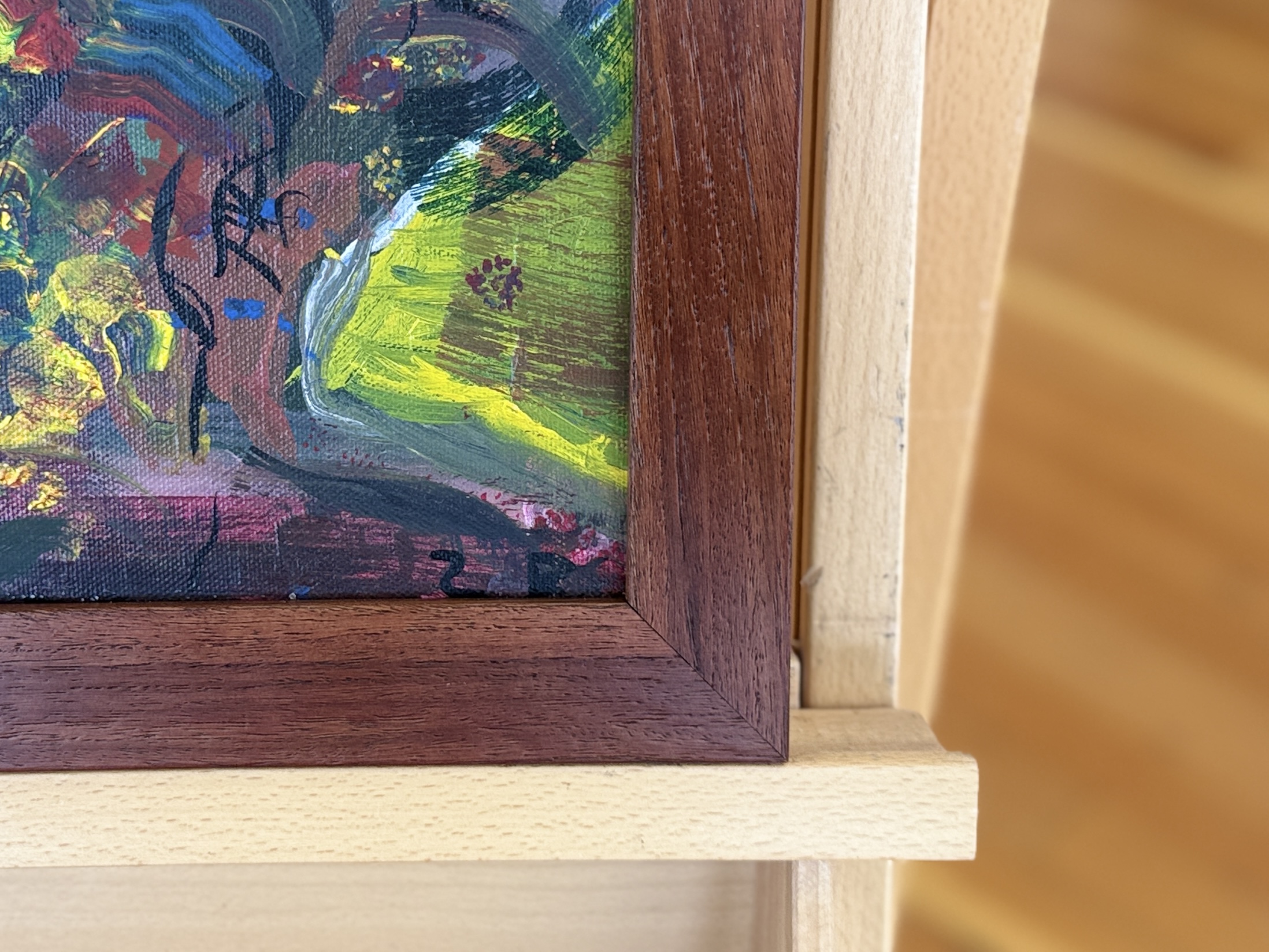 ABSTRACT ON CANVAS, #1