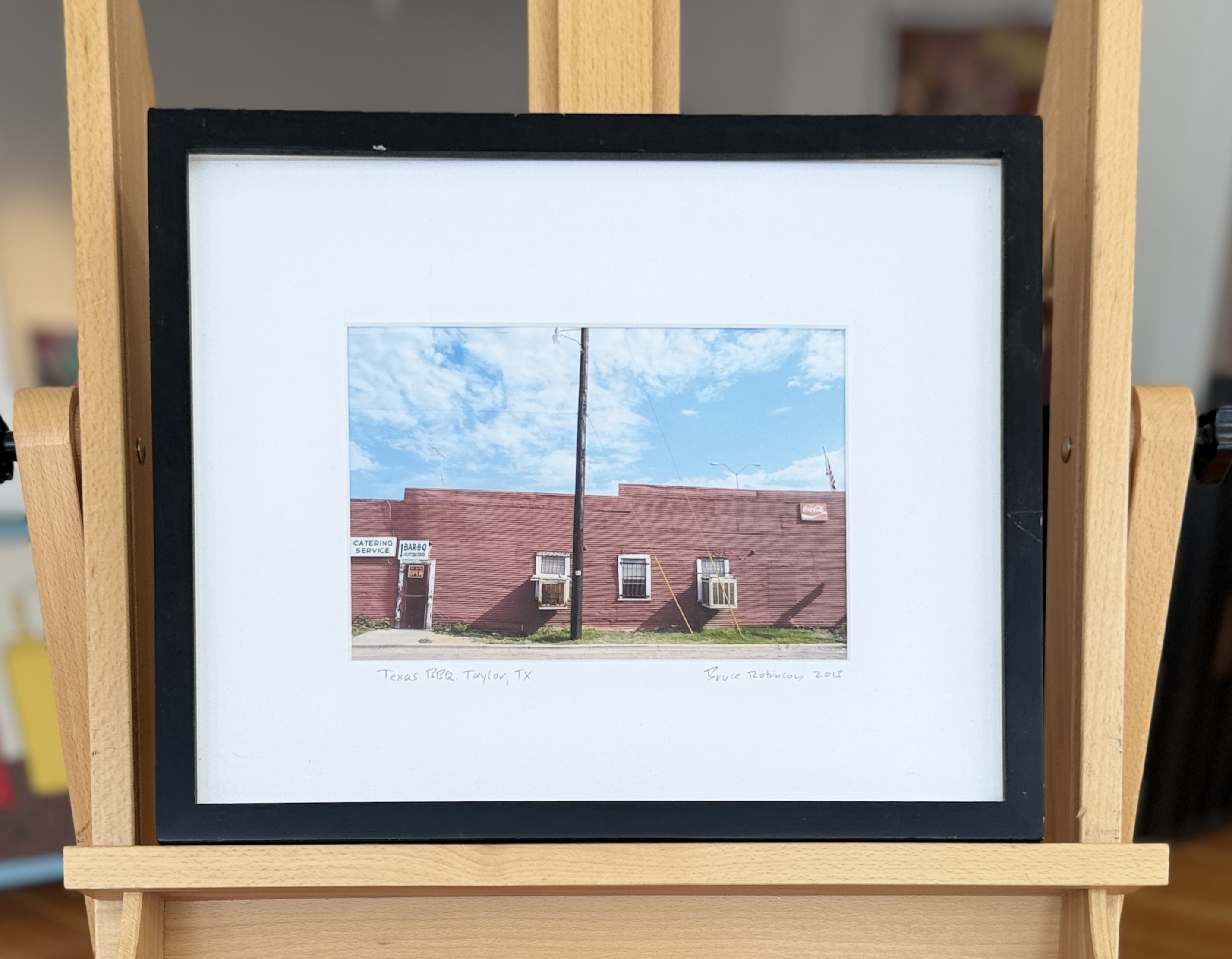 BRUCE ROBINSON, "TEXAS BBQ, TAYLOR TEXAS"