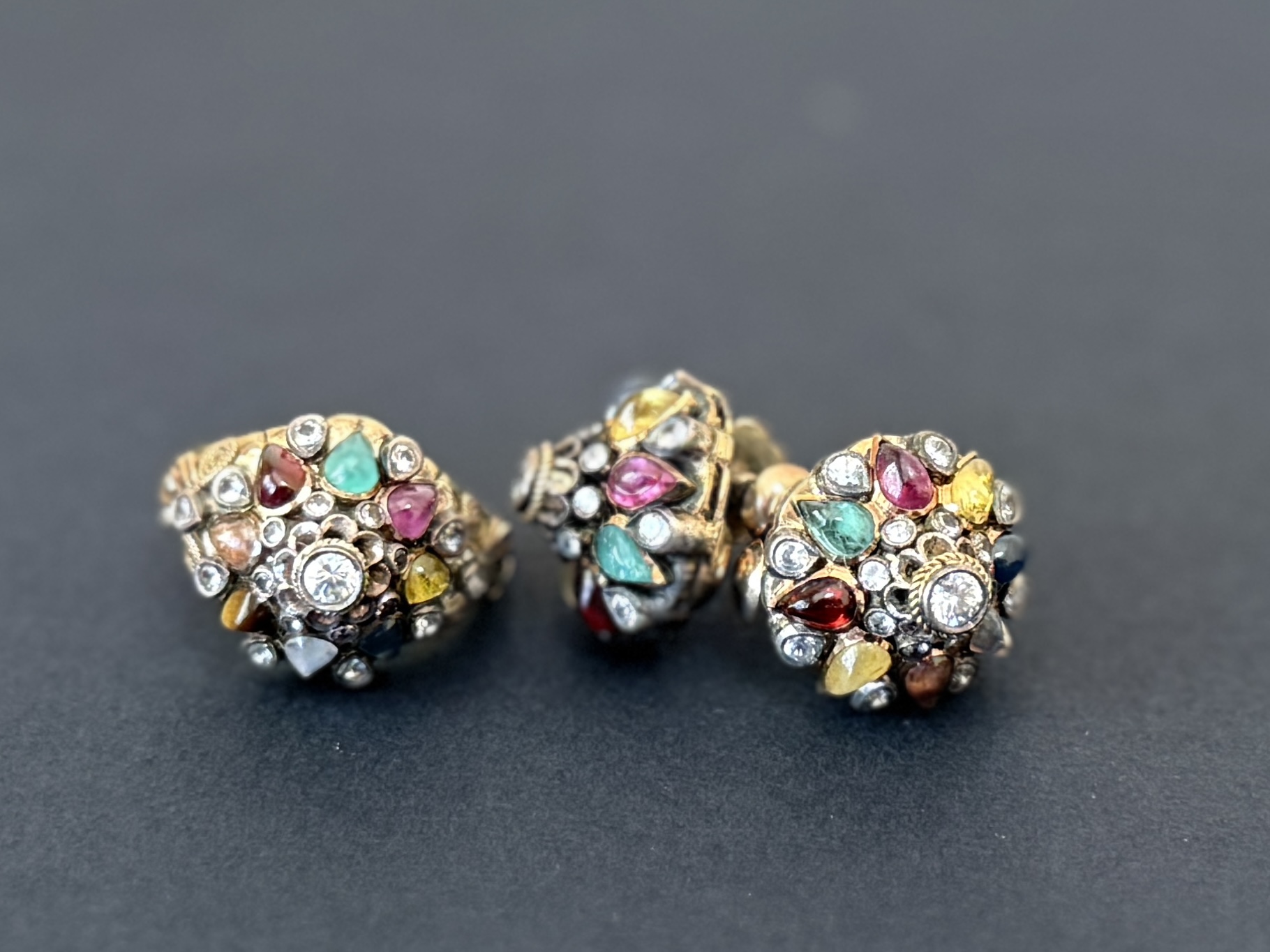 14K GOLD HAREM PRINCESS RING & EARRINGS SET