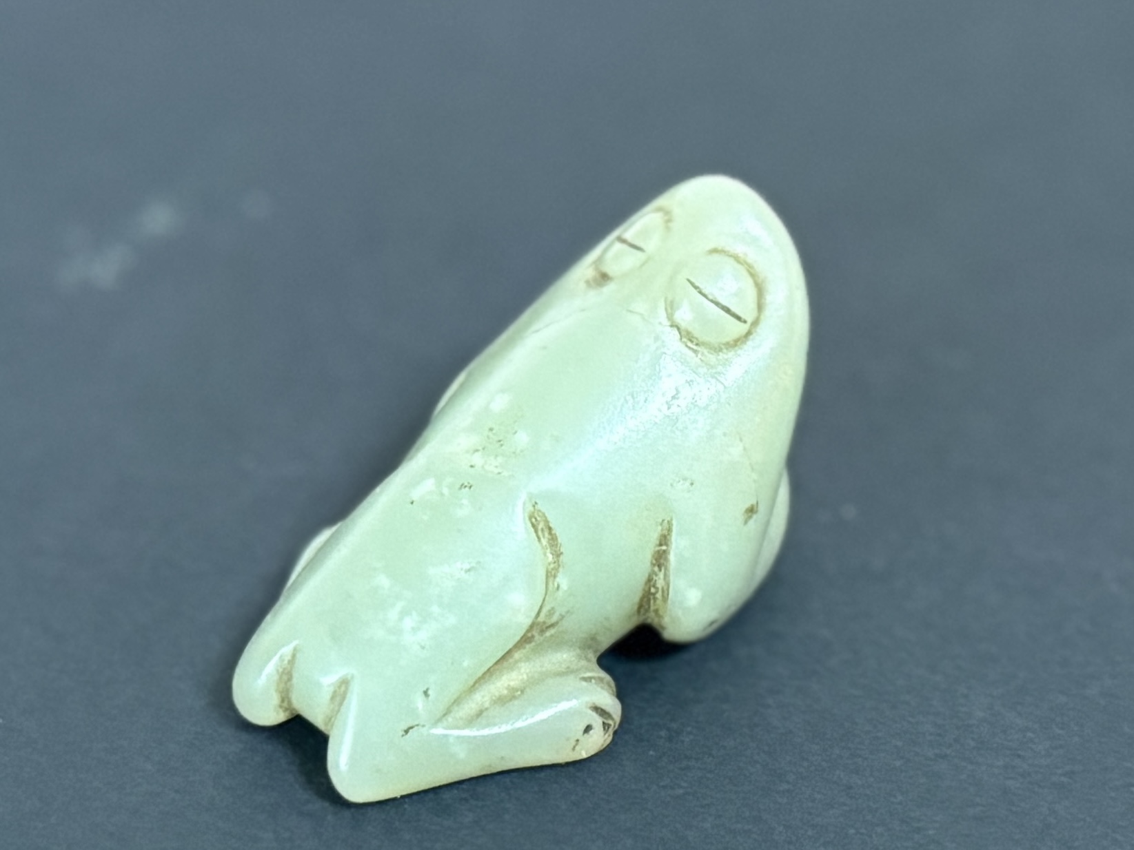 CARVED JADE FISH
