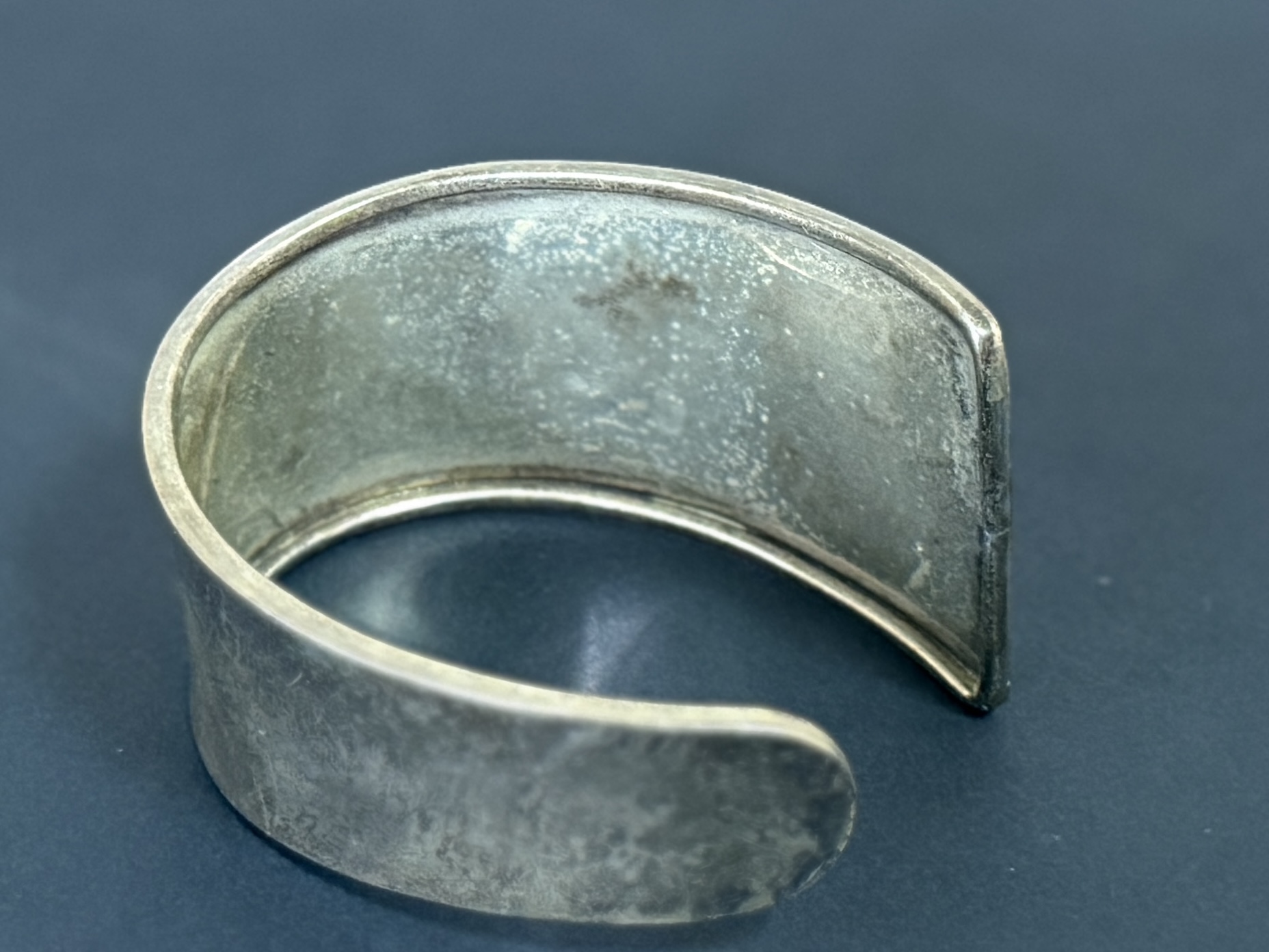 STERLING CUFF WITH TURQUOISE