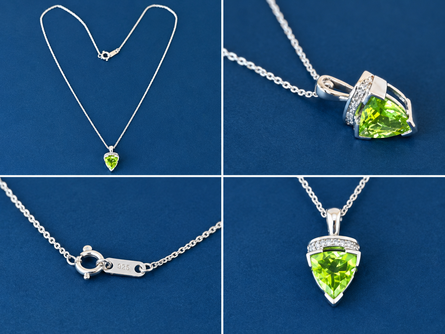 10K GOLD PERIDOT NECKLACE