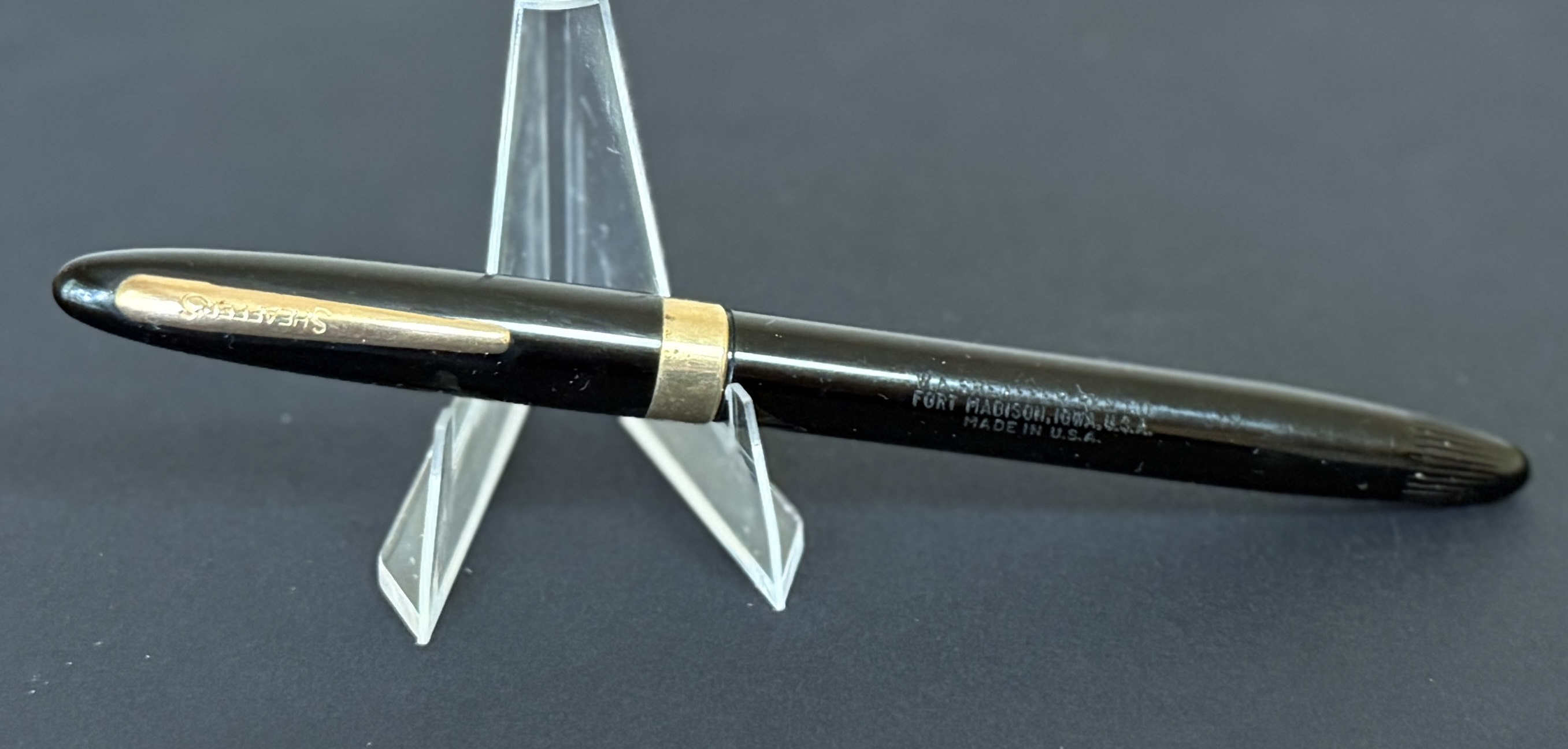 SHEAFFER FOUNTAIN PEN W/PALLADIUM & SILVER NIB