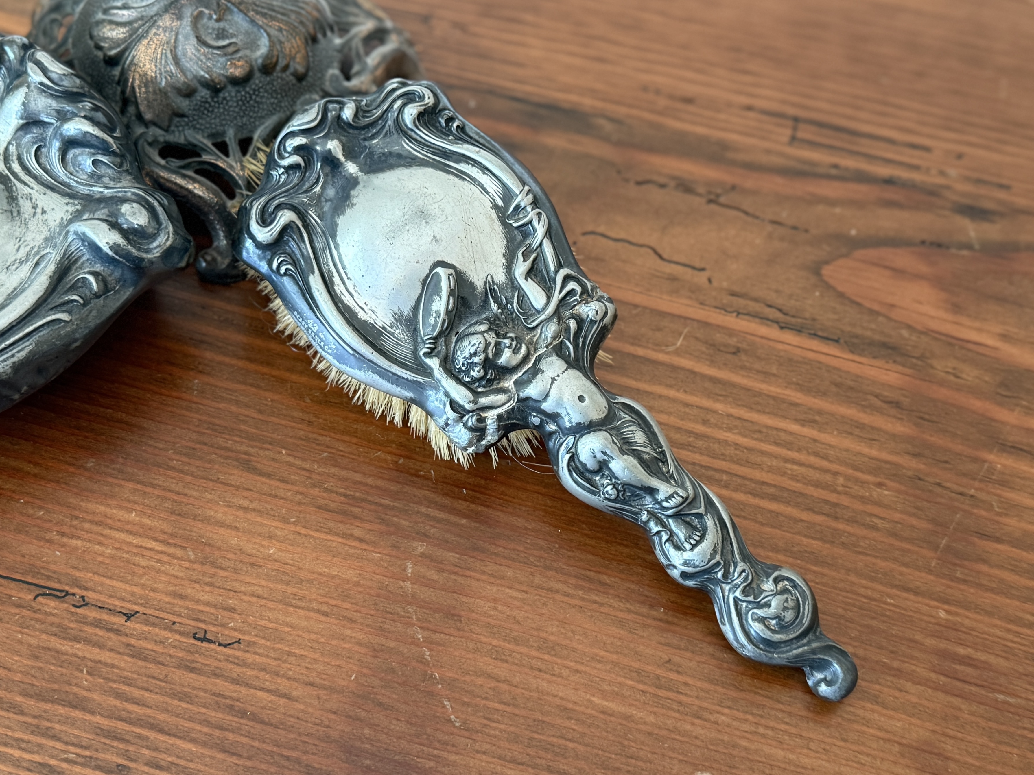 DERBY SILVER COMPANY, VANITY SET