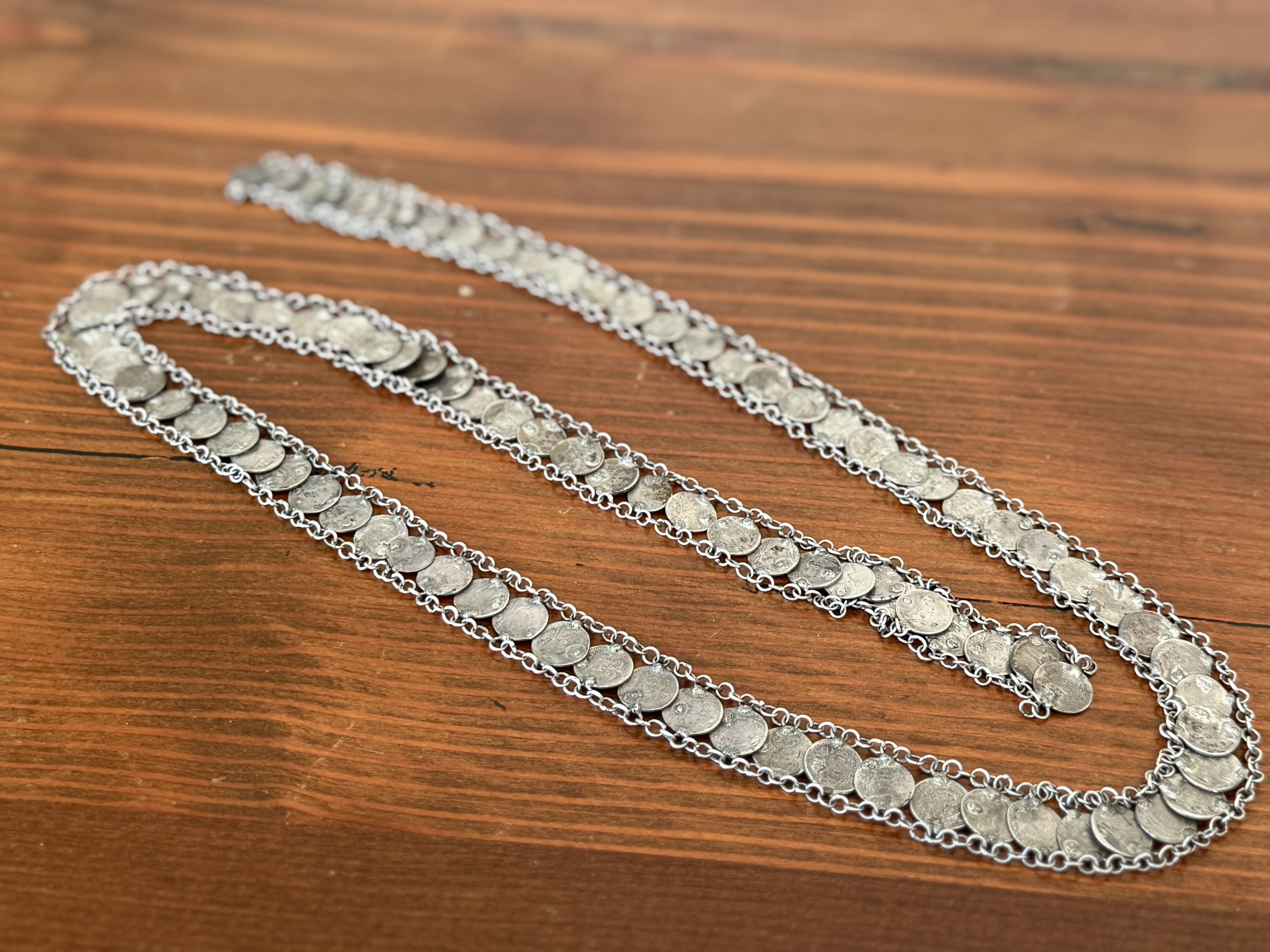 GUATEMALAN SILVER COIN BELT