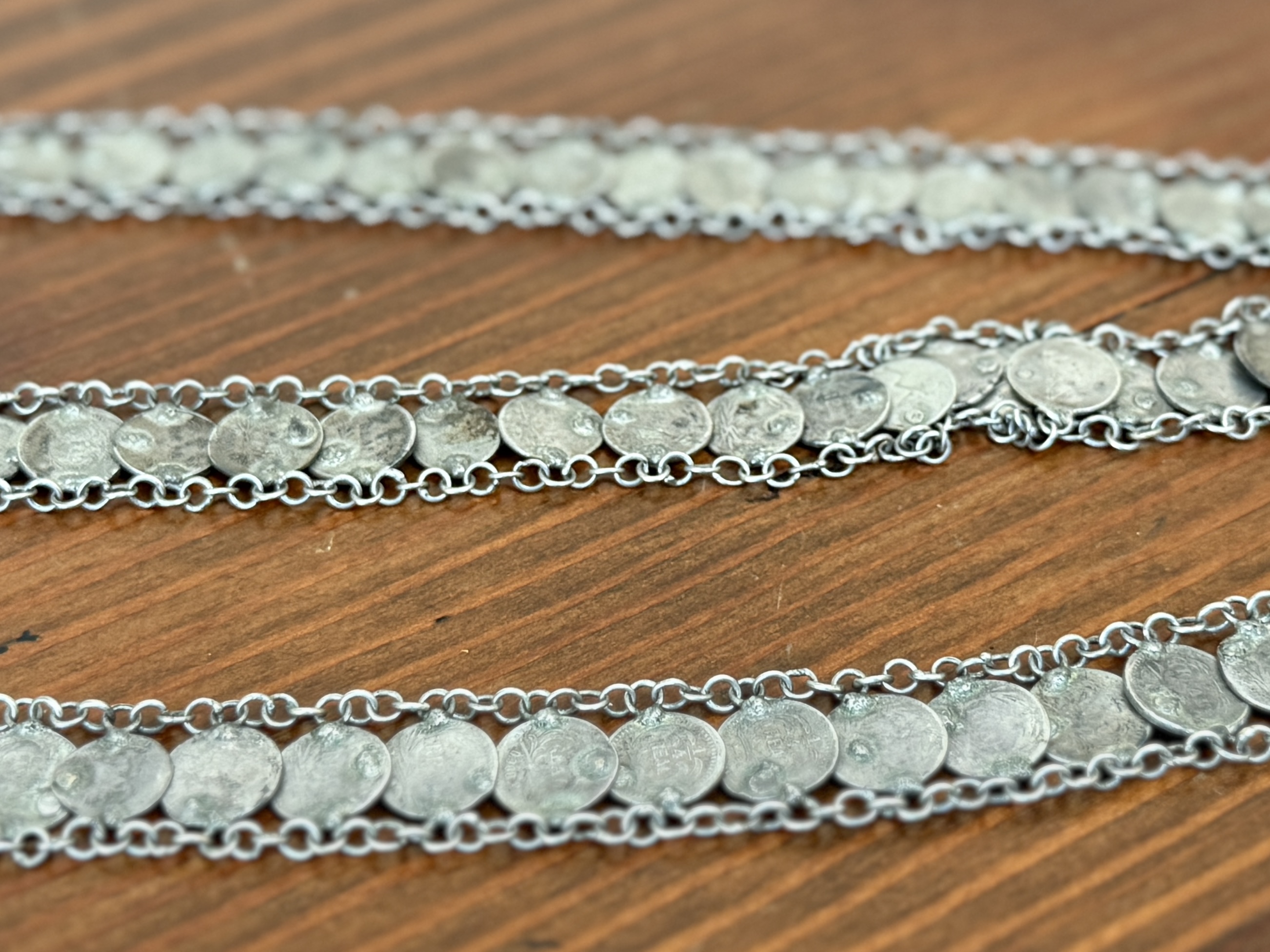 GUATEMALAN SILVER COIN BELT