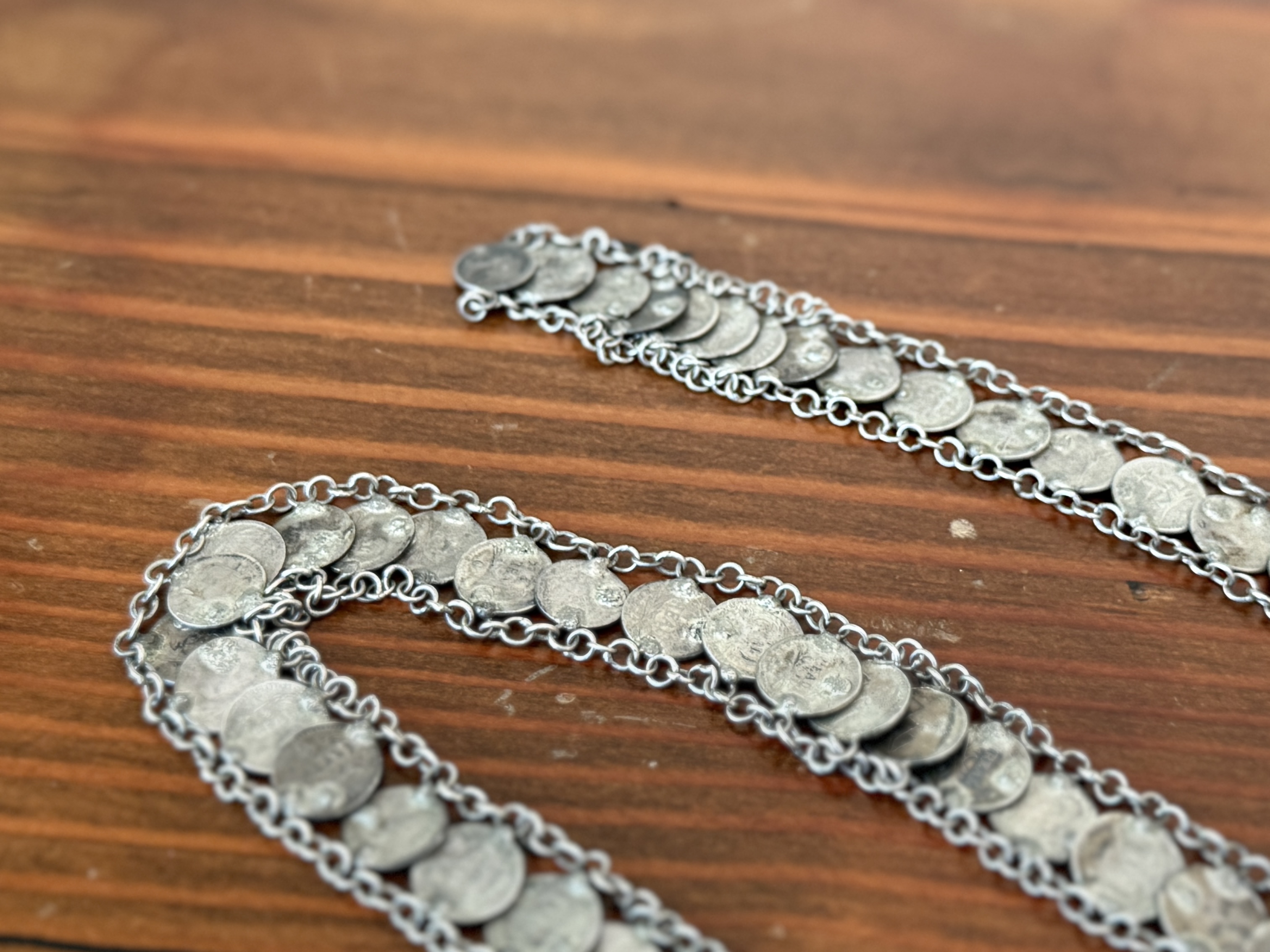GUATEMALAN SILVER COIN BELT