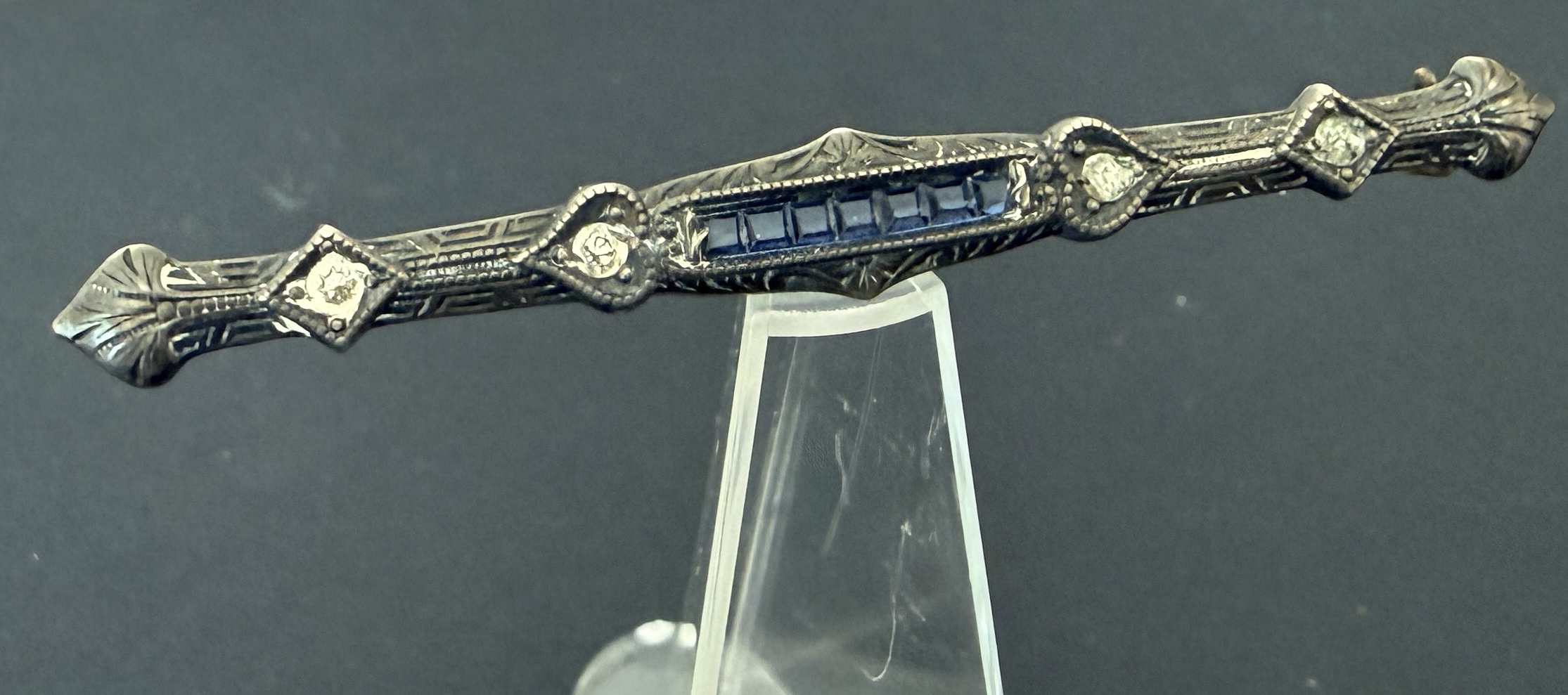 EDWARDIAN SILVER BROOCH