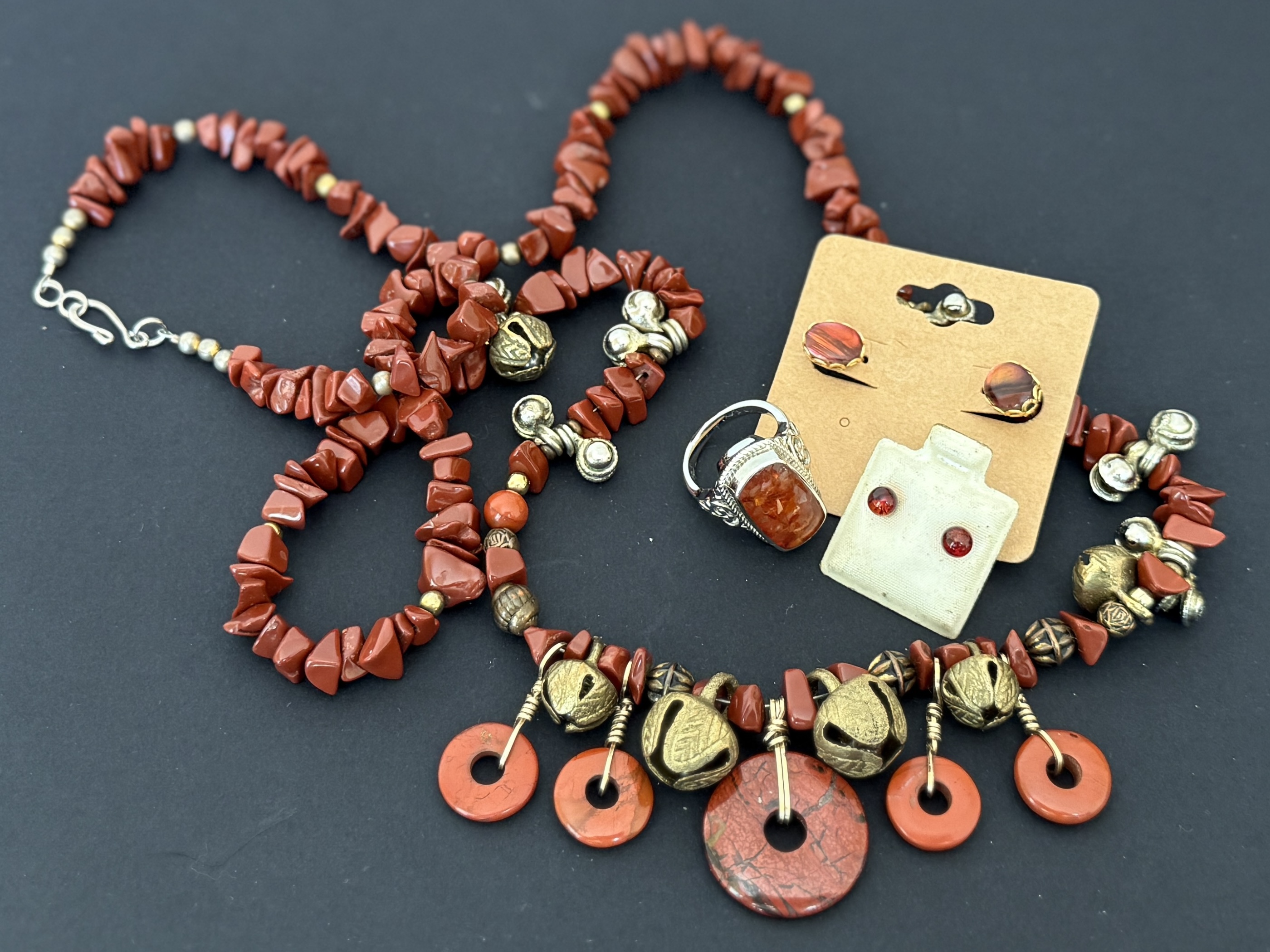 BROWN & ORANGE JEWELRY COLLECTION