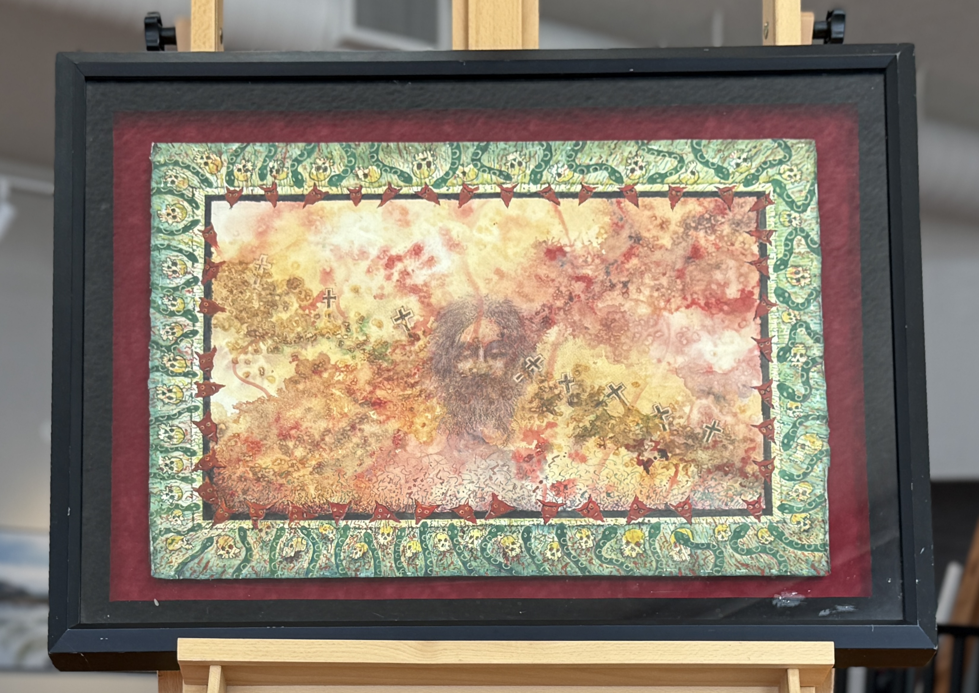 MIXED MEDIA ON PAPER
