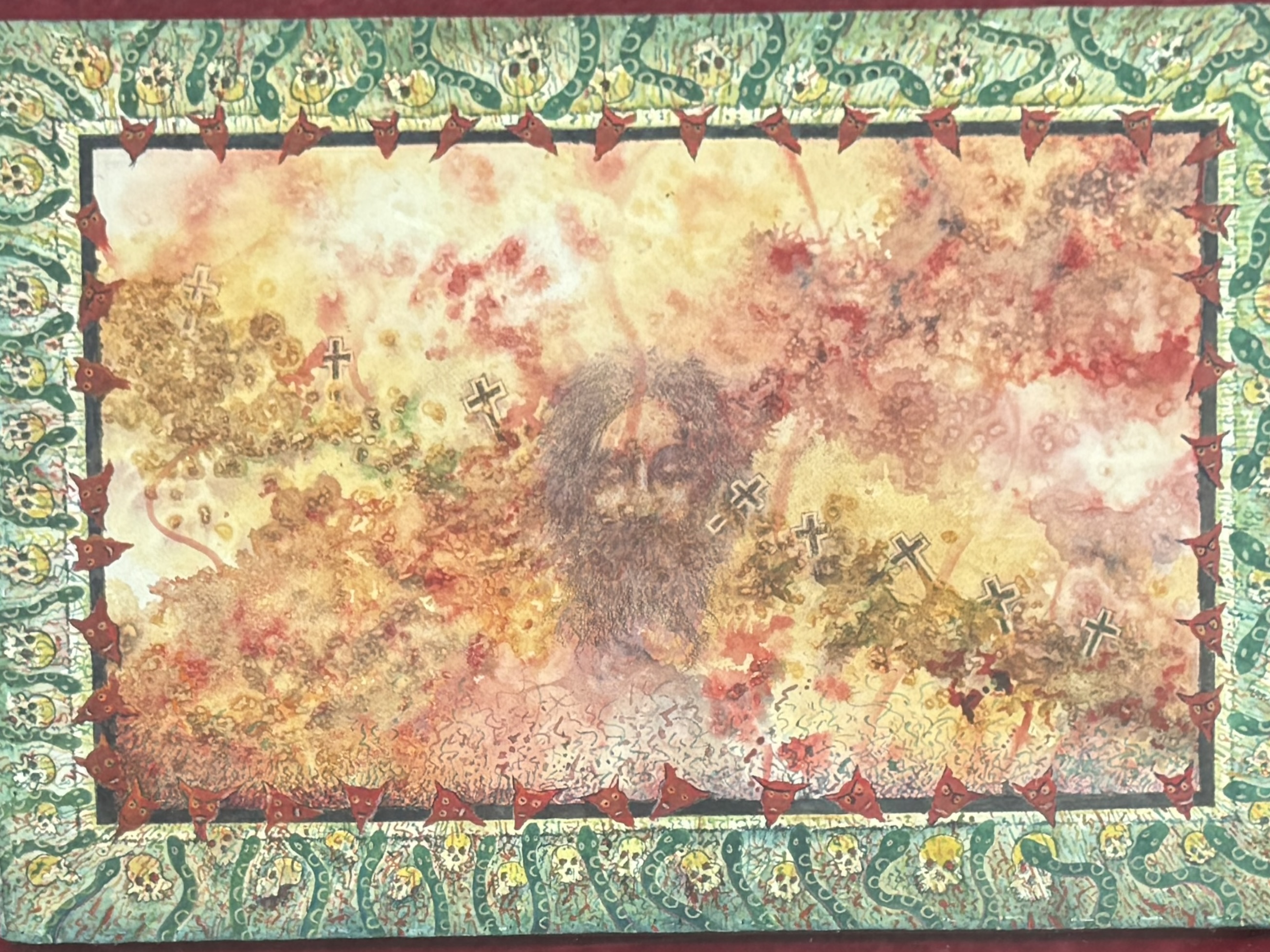 MIXED MEDIA ON PAPER