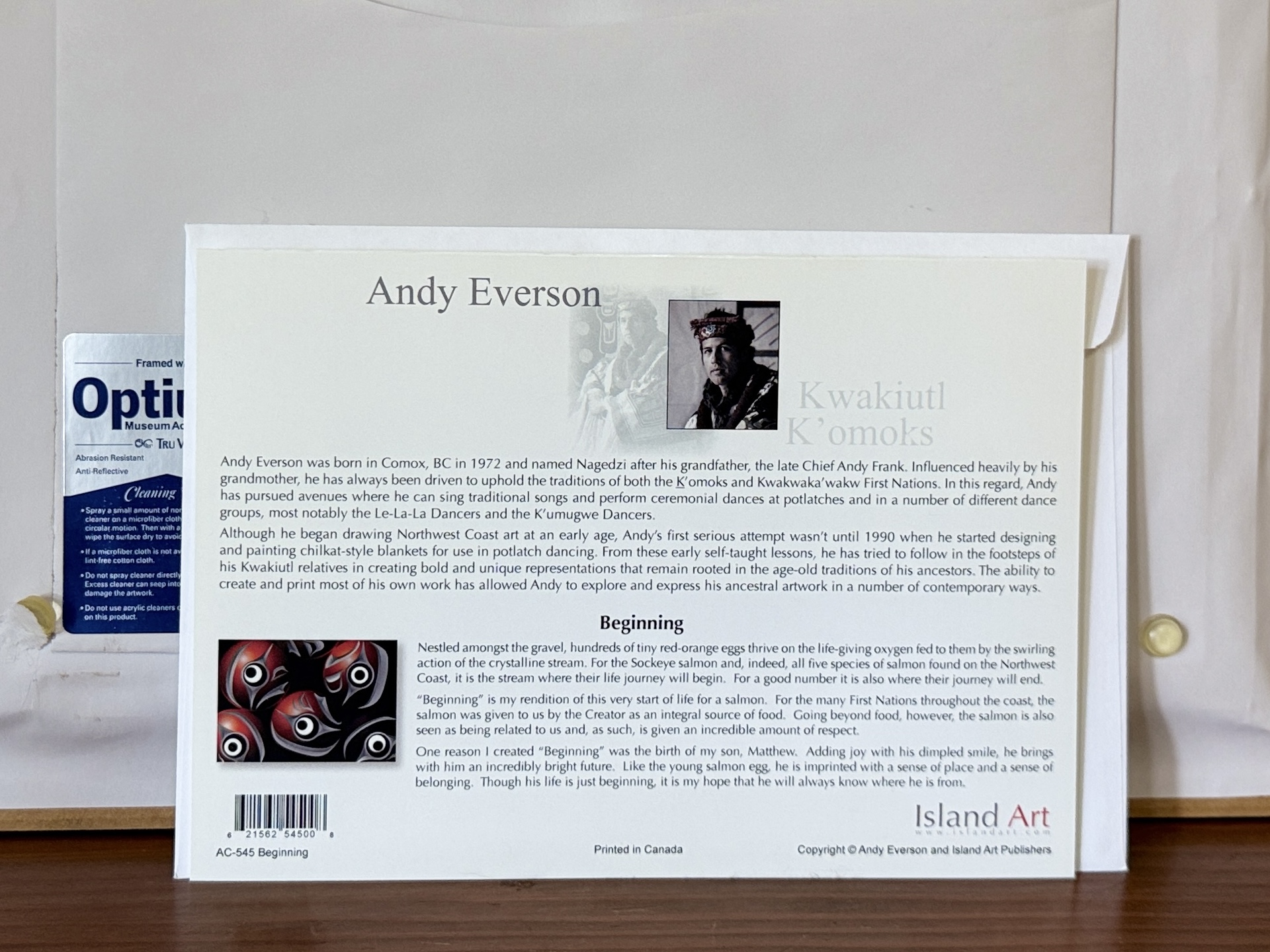 ANDY EVERSON, "BEGINNING"