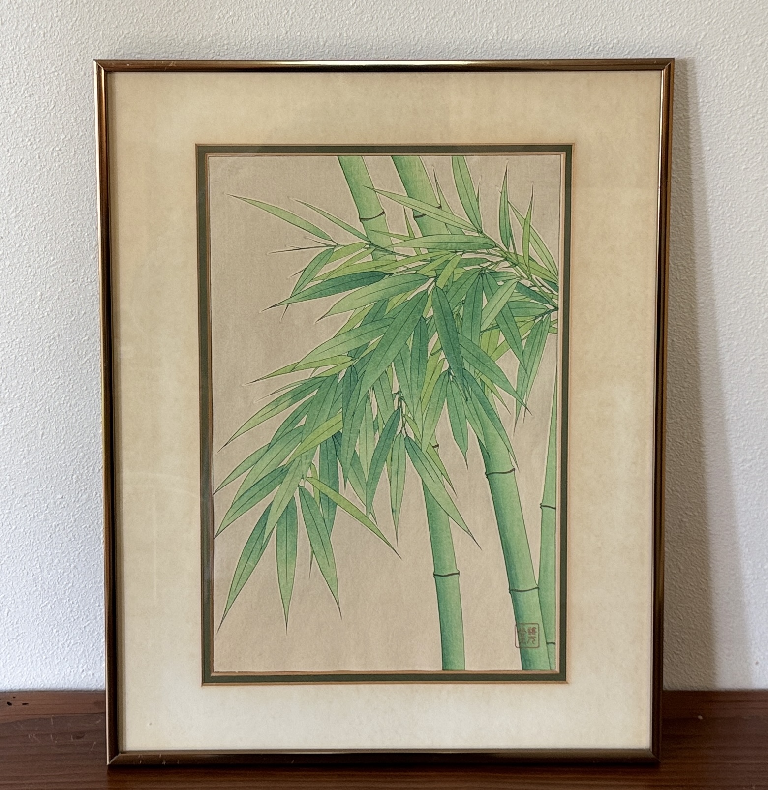 SHODO KAWARAZAKI, POLYCHROME WOODCUT
