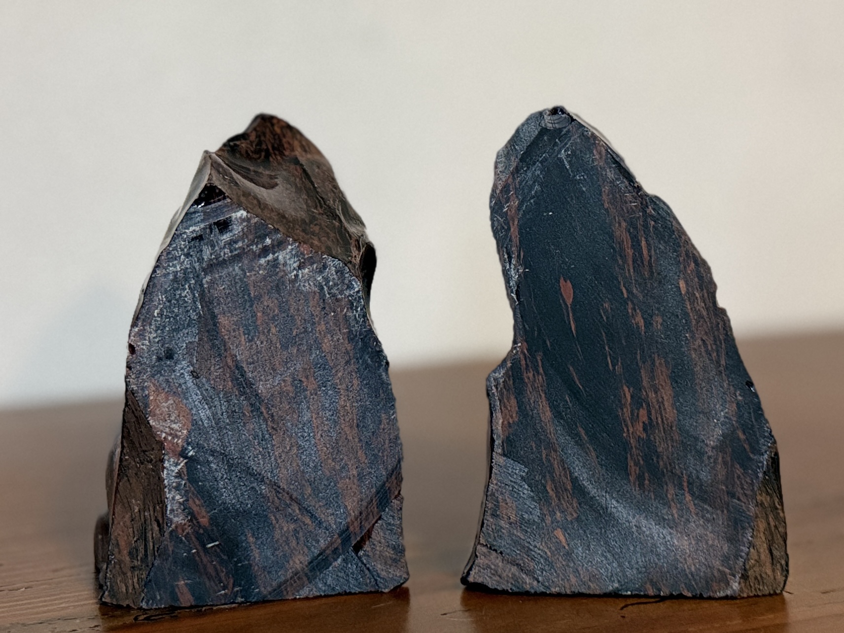 RED OBSIDIAN BOOKENDS