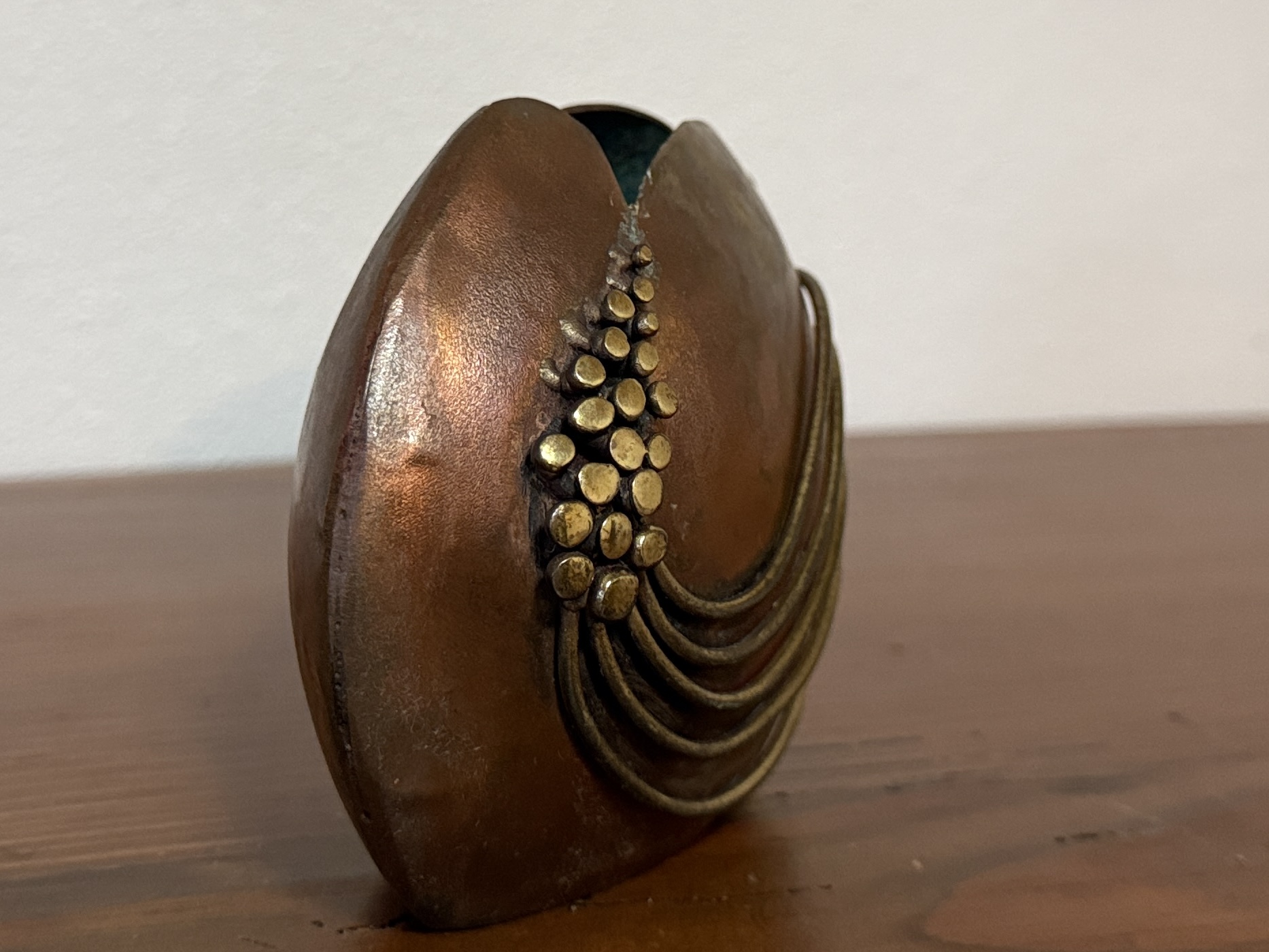 COPPER & BRASS VASE