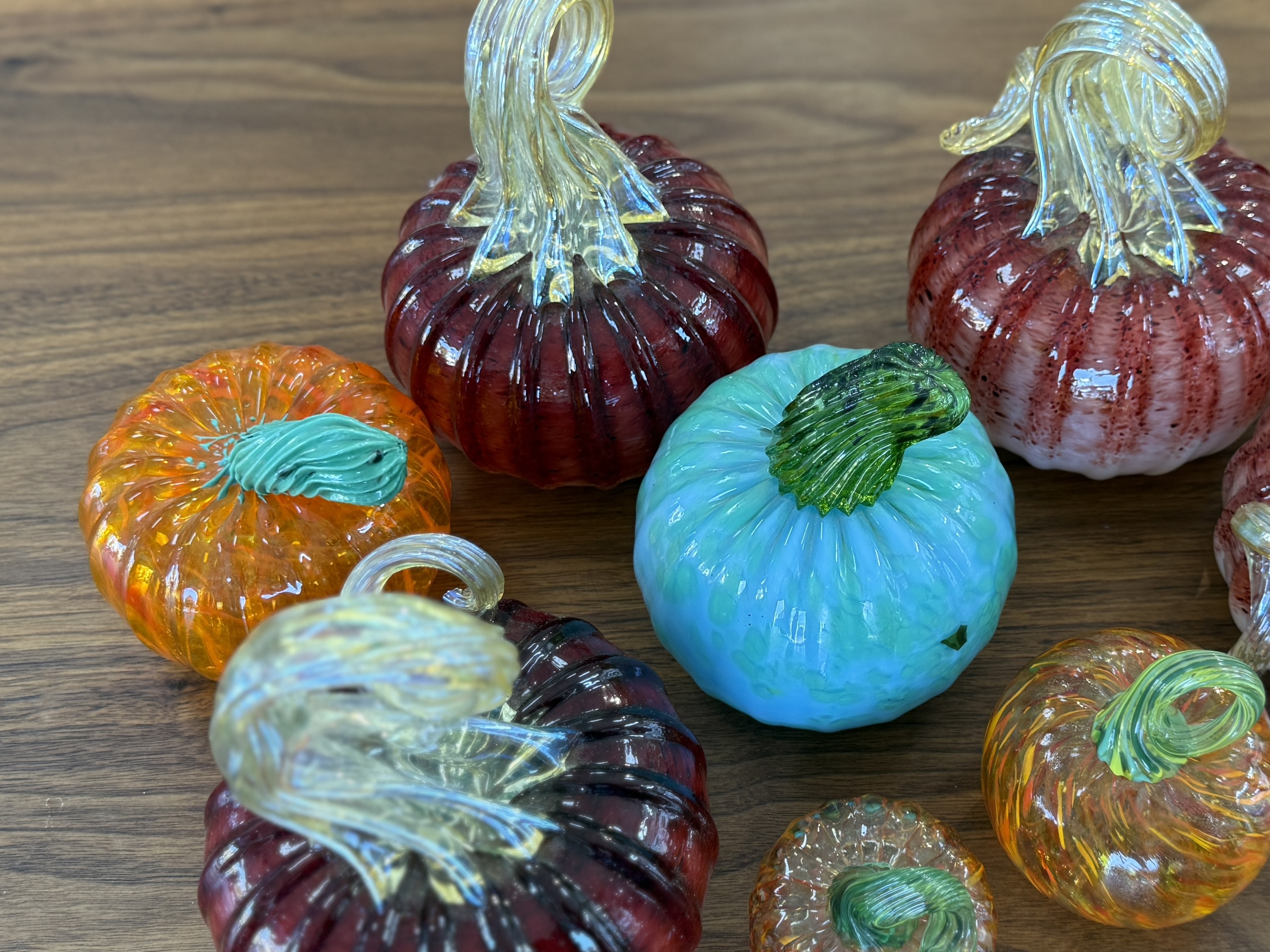 BLOWN GLASS PUMPKIN COLLECTION