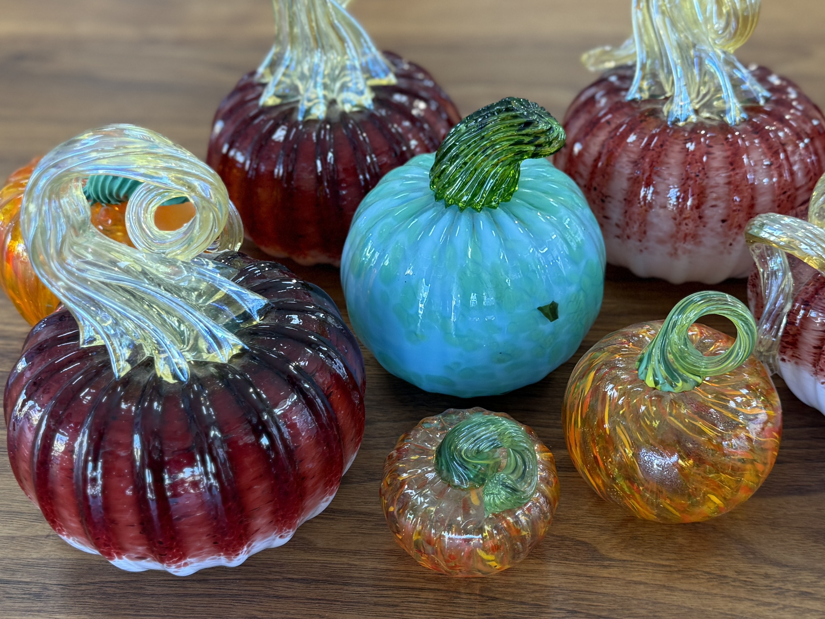 BLOWN GLASS PUMPKIN COLLECTION