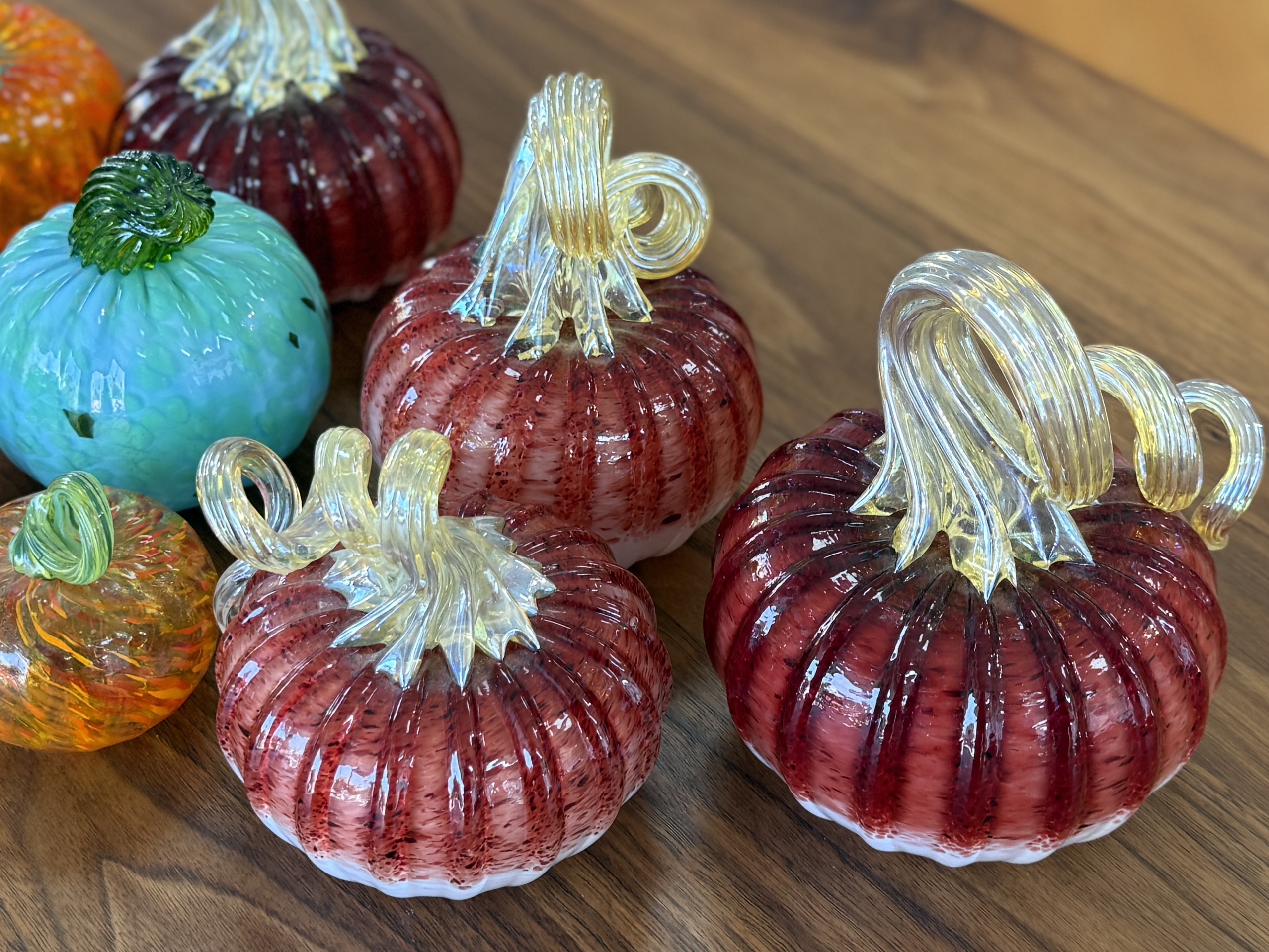 BLOWN GLASS PUMPKIN COLLECTION