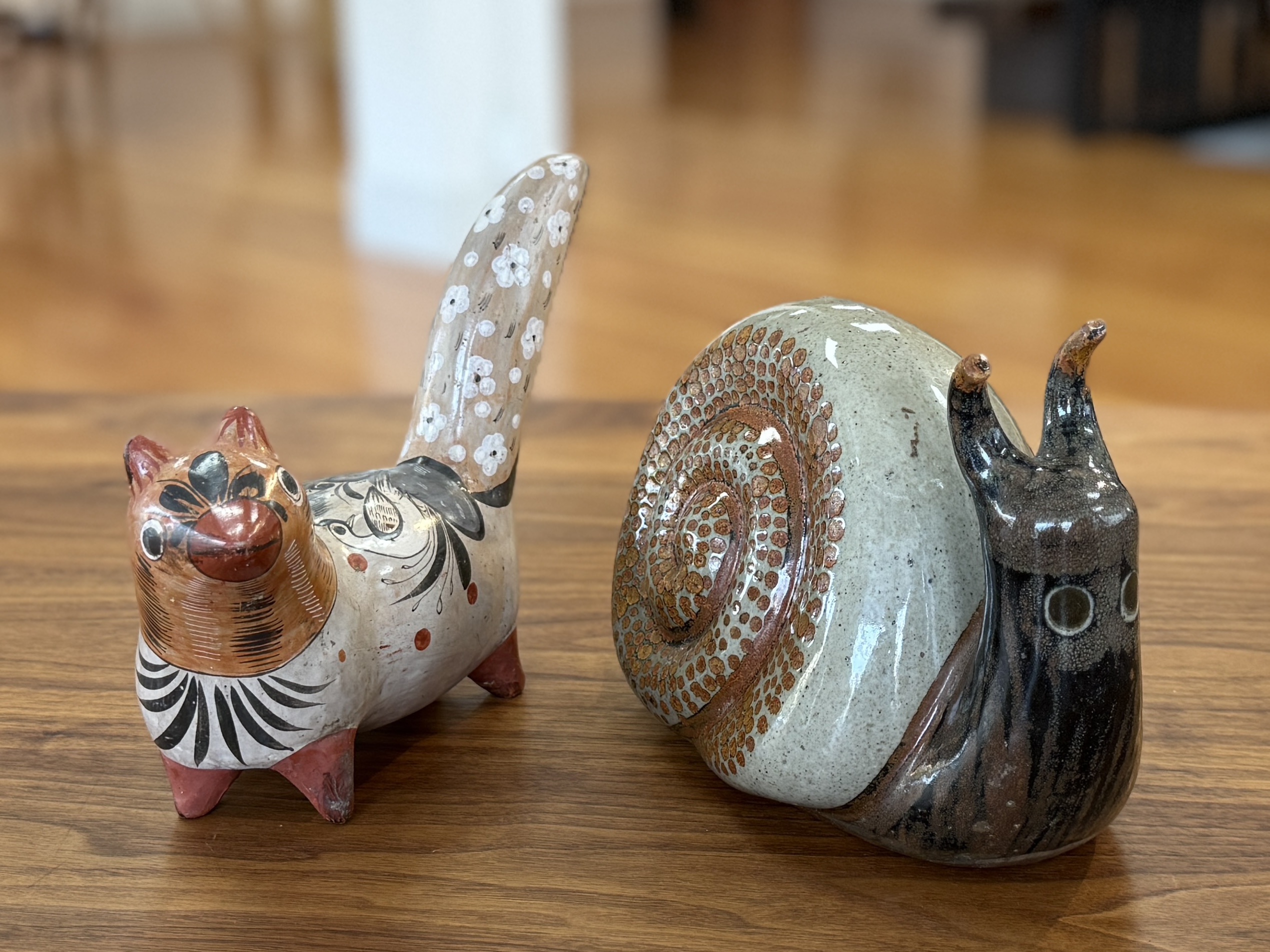 Folk Art, Snail & Cat