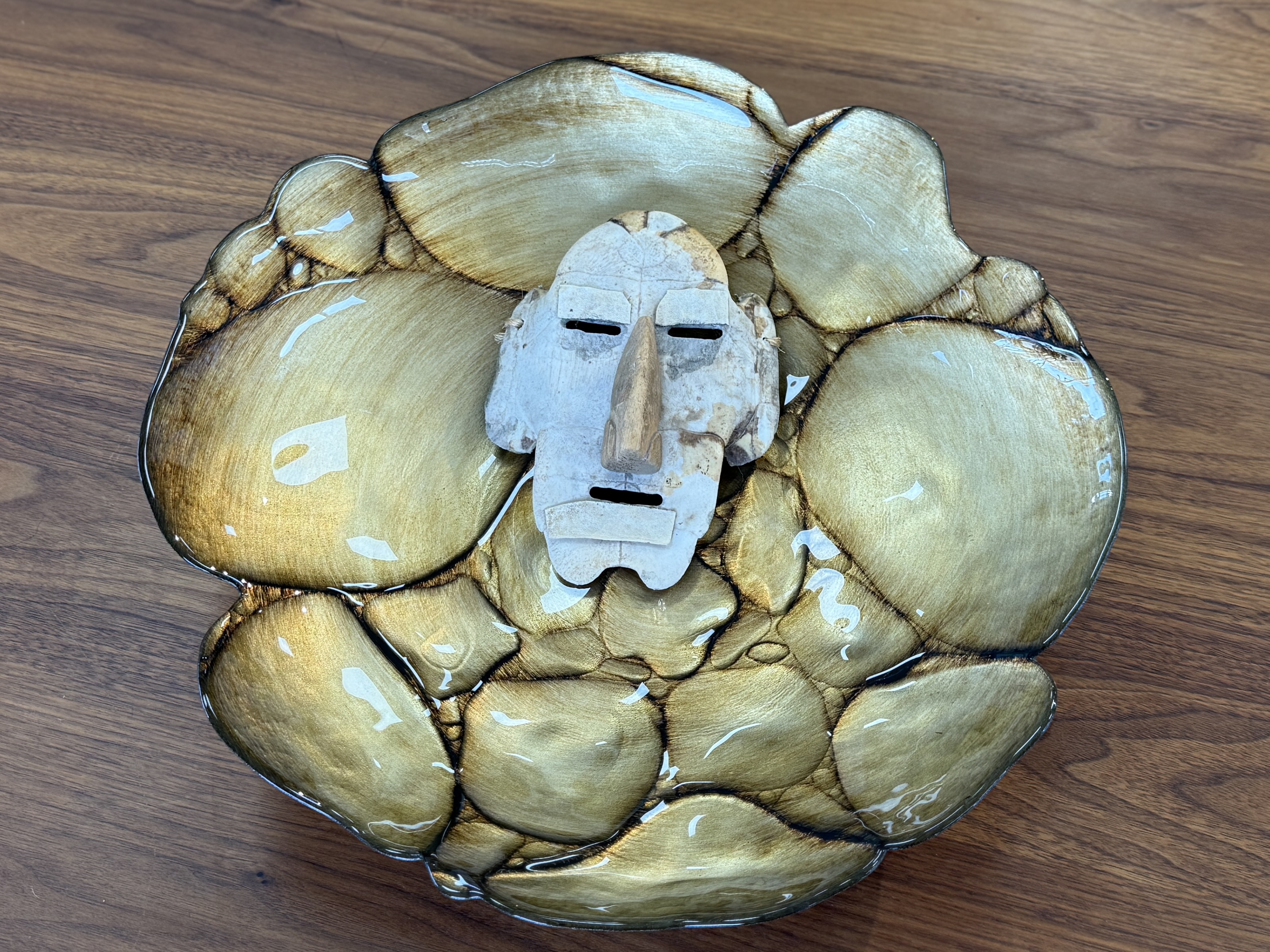 Shell Mask & Large Bowl
