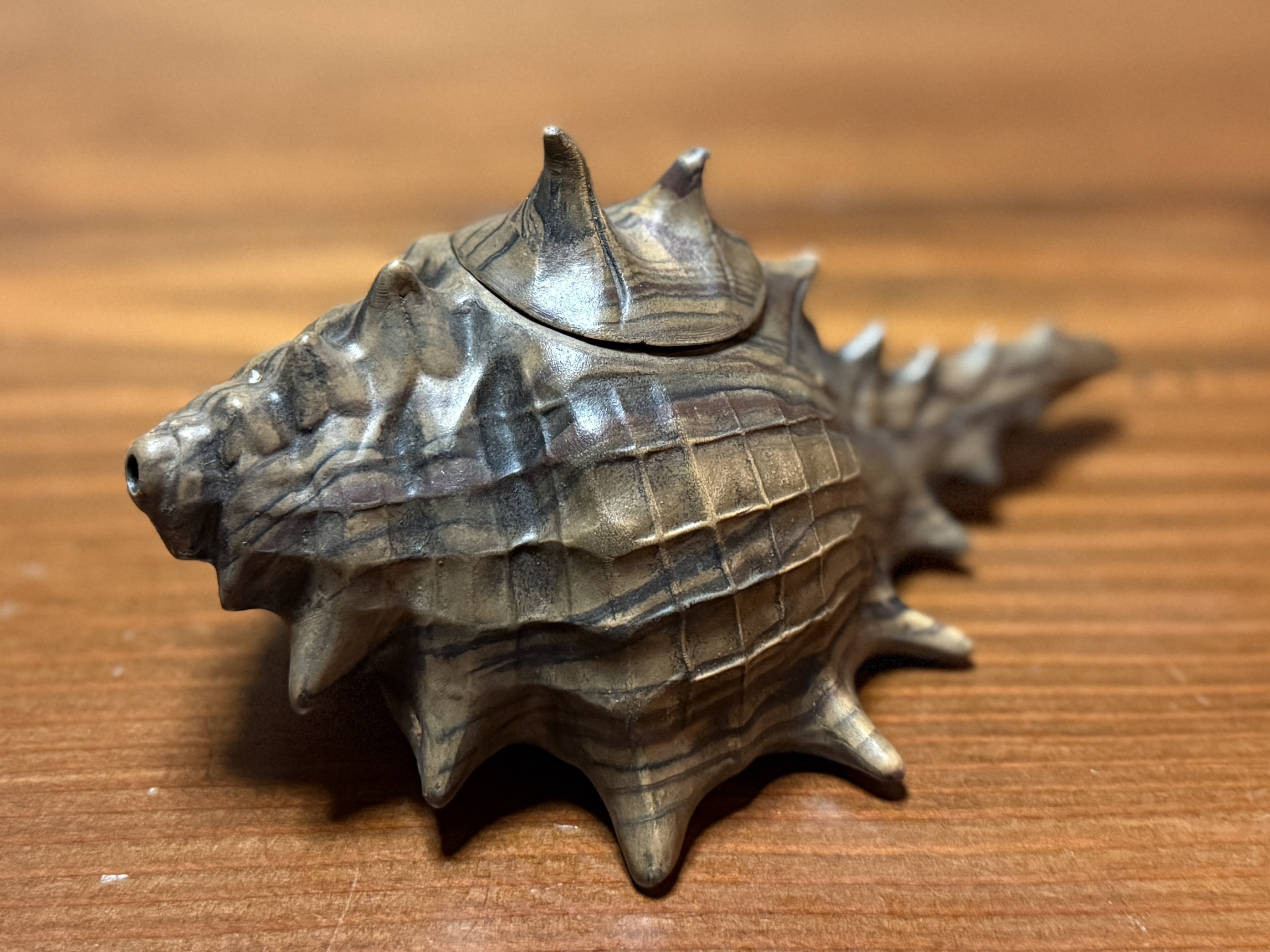 YIXING ZISHA CONCH SHELL TEAPOT