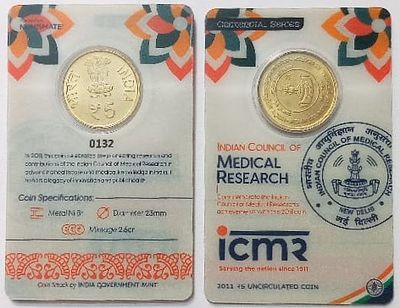 Indian Council of Medical Research ATM card Rs.5