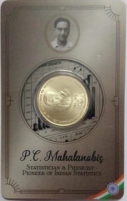 P.C MAHALANOBIS Statistician &Physicist Pioneer of Indian Statistics ATM card