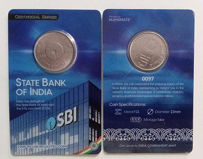 STATE BANK OF INDIA (SBI)ATM CARD RS.5