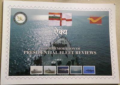 Acommemoration of Presidential Fleet Reviews Book (Signed) Presentation Pack