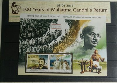 100 Years of Mahatma Gandhi's Return Presentation Pack