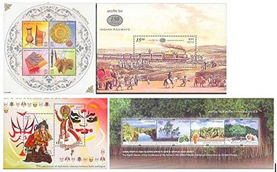 Miniature Sheet Complete Year Pack Of 2002-Ms-4 No'S