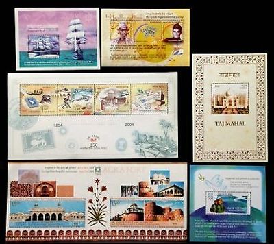 Miniature Sheet Complete Year Pack Of 2004-Ms-6 No'S