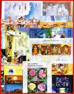Miniature Sheet Complete Year Pack Of 2007-Ms-11 No'S