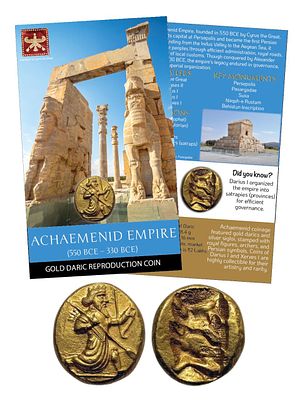 India – Achaemenid Empire-Gold Daric Dynasty Gold -Plated