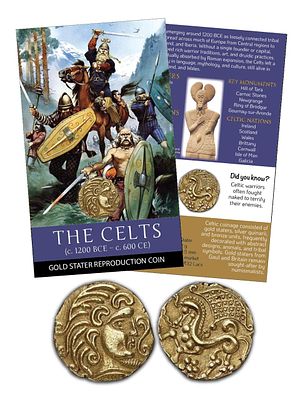 The Celts-Gold Stater Gold -Plated Reproduction ATM card Type/Limited Edition