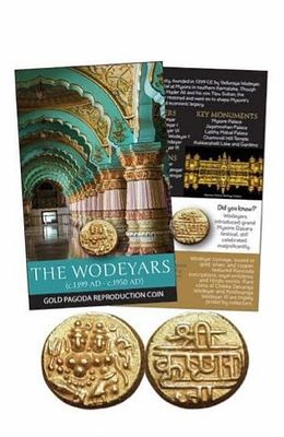 The Wodeyars Dynasty Gold Pagoda Reproduction Coin With Folder