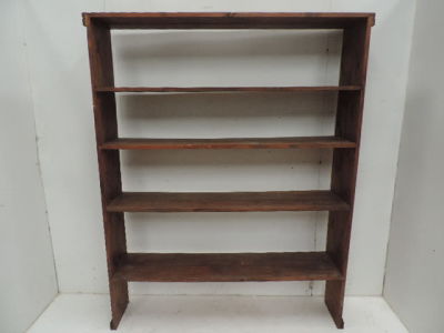 Low Pine Four Open Shelf Bookcase