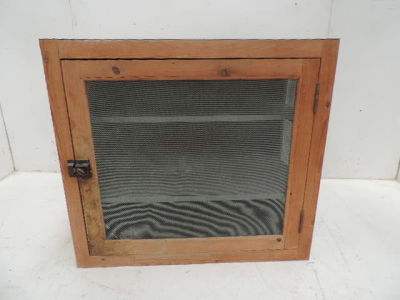 Victorian Pine Wire Front Meat Safe