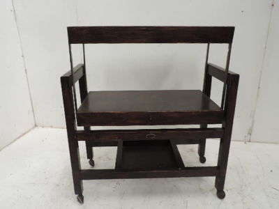 Vintage Metamorphic Two Tier Trolley / Table