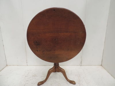 Georgian Mahogany Circular Tripod Flip Top Table