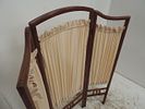 Edwardian Mahogany Three Section Folding ScreenImage - 1