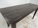 Edwardian Rectangular Decorated Kitchen Table of Square Tapered LegsImage - 2