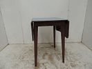 Mid Century Blue Formica Top Folding Kitchen TableImage - 1